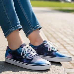 Vans Galaxy Print Sneakers | Women’s 8.5
